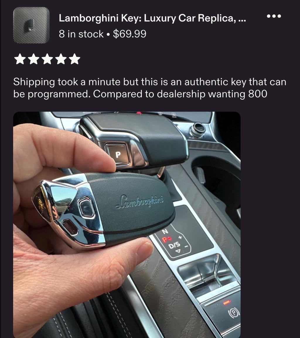 Ferrari Lamborghini Luxury Key Replicas – Collector Car Enthusiast Bundle
