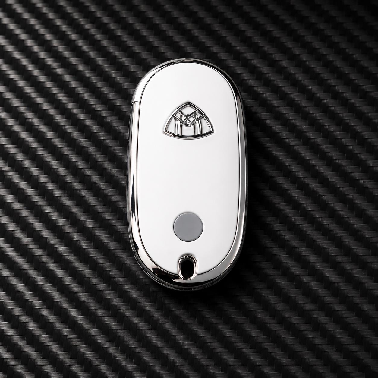 High End Mercedes Maybach Key (white)